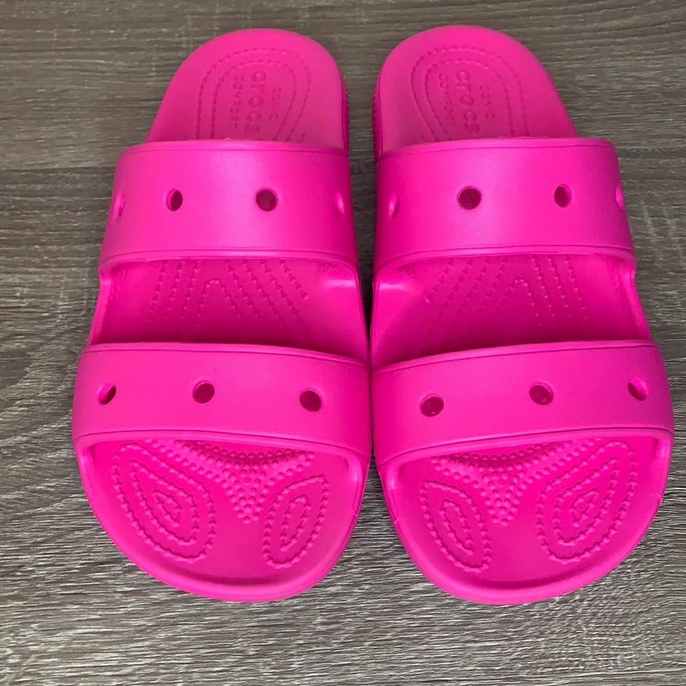 Hot Pink Crocs